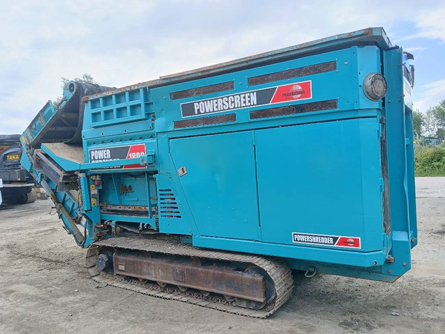 Foto 4 van Powerscreen powershredder 1800 shredder wood waste magnet