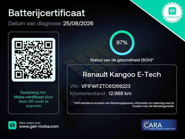 Foto 5 van Renault Kangoo Z.E. Maxi Airco | Navigatie | Cruisecontrole | Batterijkoop | 5 zitplaatsen