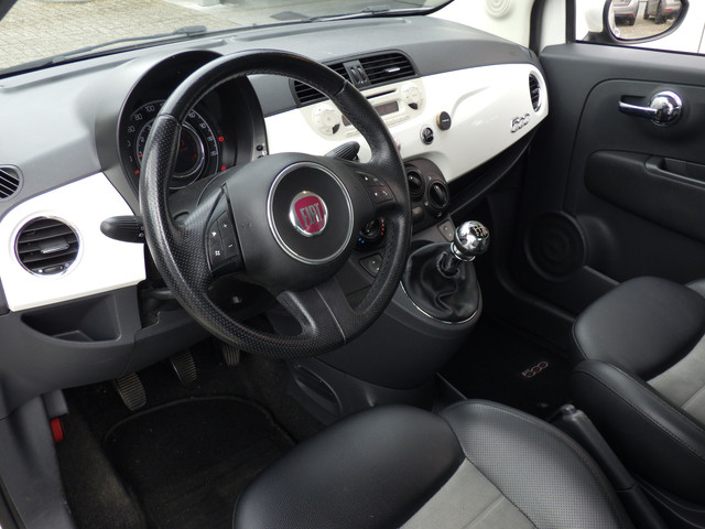 Foto 4 van Fiat 500 1.2 Lounge Airco, Lichtmetalen Velgen, APK 06-27!