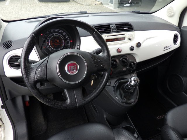Foto 5 van Fiat 500 1.2 Lounge Airco, Lichtmetalen Velgen, APK 06-27!