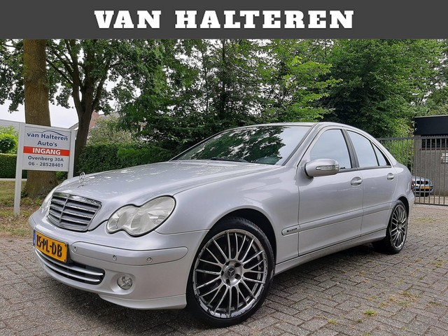 Foto 6 van Mercedes-Benz C-klasse 200 K. 163PK Airco Leder Sportvelgen