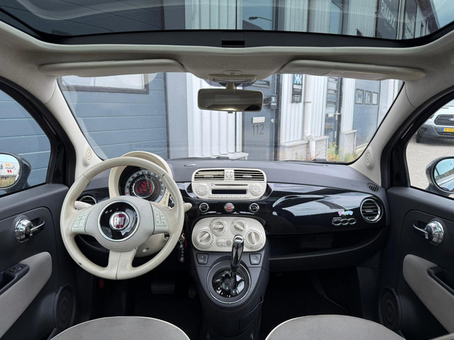 Foto 4 van Fiat 500 0.9 TwinAir Lounge Automaat, Panoramadak, Airco etc!