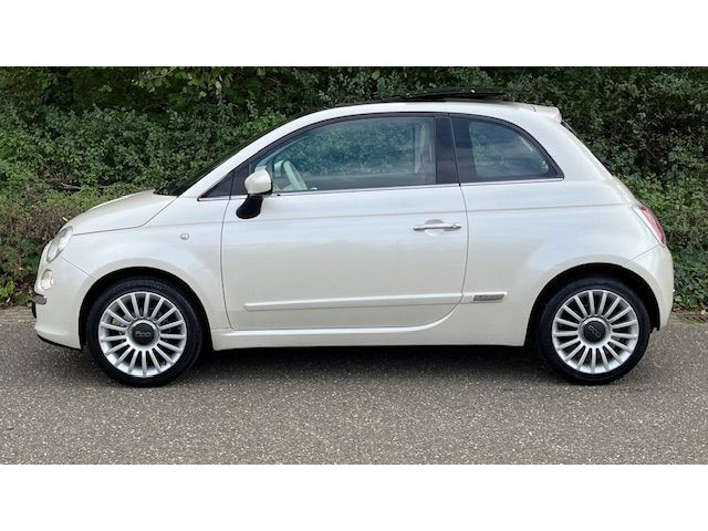 Foto 5 van Fiat 500 1.2 Lounge l Panodak l Bruin Leder l Parelmoerwit l NAP l
