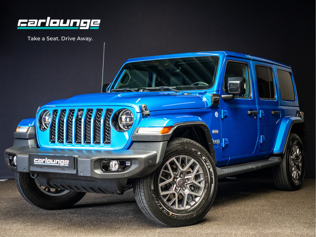 Foto 6 van Jeep Wrangler Unlimited 4xe 380 Sahara afneembaar dak|carplay|stuurverw|camera|keyless|BLIS|spiegelv