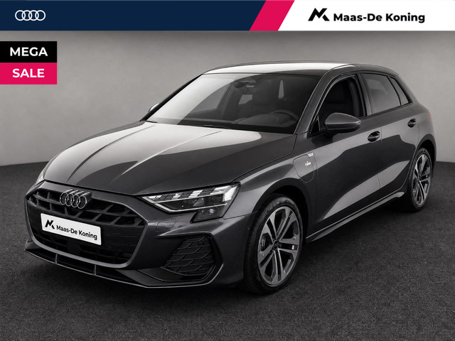 Audi A3 Sportback 40 TFSI e S edition 204 PK · Glazen panoramadak · SONOS premium 3D · Lichtpakket p