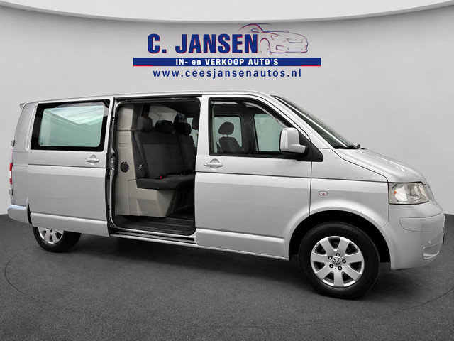 Foto 4 van Volkswagen Transporter 1.9 TDI 340 Budgetline DC T-Edition! Super mooi! Volledig onderh. Trekhaak!