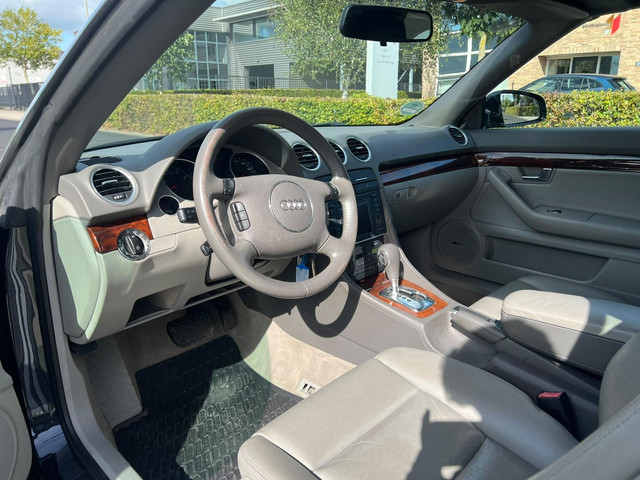 Foto 3 van Audi A4 Cabriolet 3.0 V6 | Airco | NAVI | Cruise Control | Lederen Bekleding | Houtafwerking