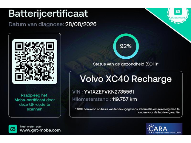 Foto 3 van Volvo XC40 Recharge Plus, 1e Eigenaar, SOH 92%, Stoel & Stuur verwarming, Trekhaak, Google Maps!
