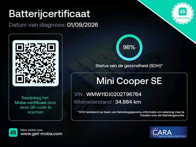 Foto 7 van Mini Electric Cooper 33 kWh 184pk Yours | SOH 98% | Leder | CarPlay | Navi | Stoelverwarming | Getin