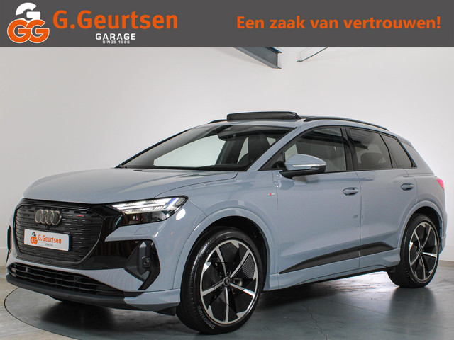 Audi Q4 e-tron 50 quattro Launch edition S Competition 77 kWh Sonos, Panoramadak, Head-Up, RS-Stoele