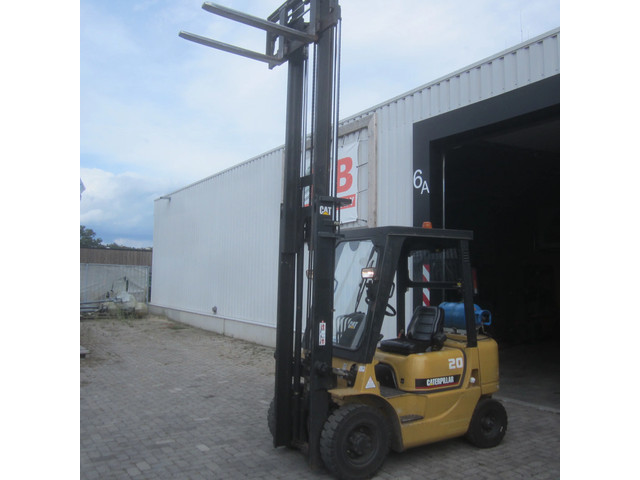 Foto 6 van Caterpillar GP20K, LPG-gas, duplo, side shift, vorkverstelling.