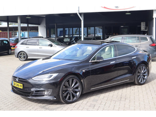 Tesla Model S 100D | SOH 81,6% | Elektrisch glazen dak | 21" Turbine wielen | Premium-Interior Upgra