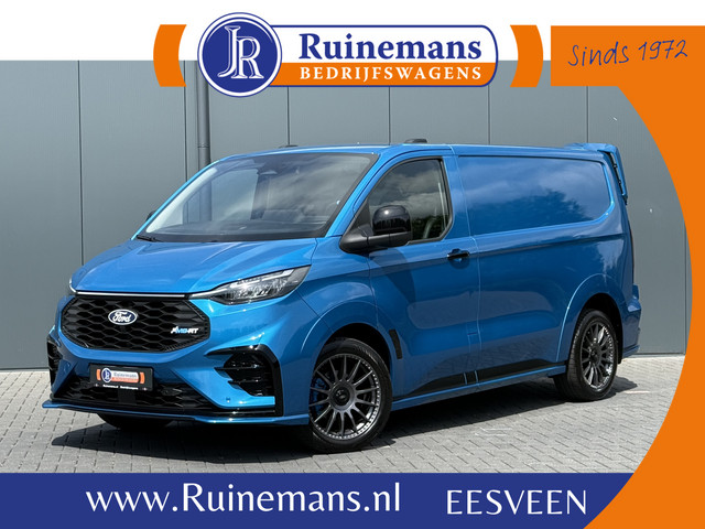 Ford E-Transit Custom MS-RT 285 PK FULL ELECTRIC SPORT / L1H1 / DIGITAL AQUA BLUE METALLIC / REAR VI