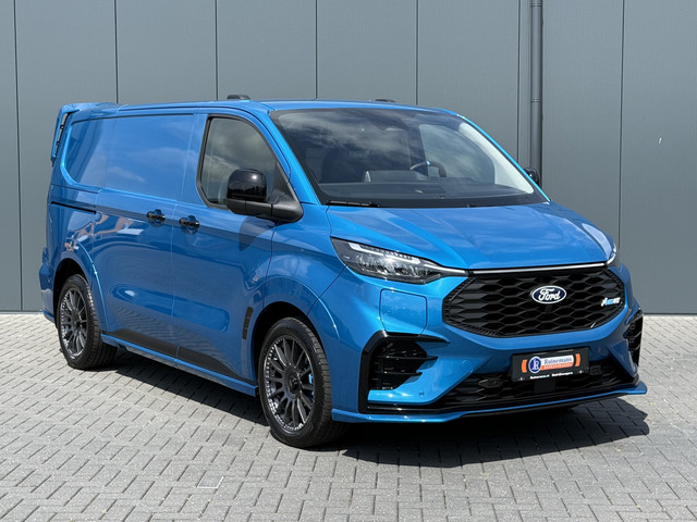 Foto 4 van Ford E-Transit Custom MS-RT 285 PK FULL ELECTRIC SPORT / L1H1 / DIGITAL AQUA BLUE METALLIC / REAR VI