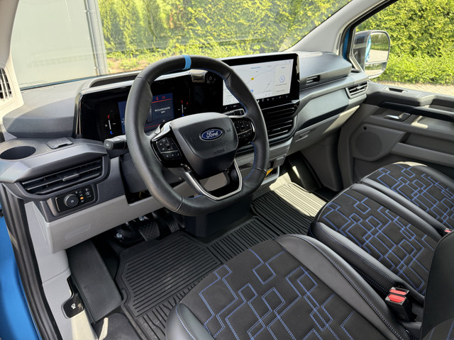Foto 8 van Ford E-Transit Custom MS-RT 285 PK FULL ELECTRIC SPORT / L1H1 / DIGITAL AQUA BLUE METALLIC / REAR VI