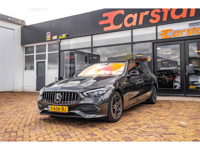 Foto 5 van Mercedes-Benz C-klasse Estate 220 d AMG Line|Pano|Camera|Trekhaak