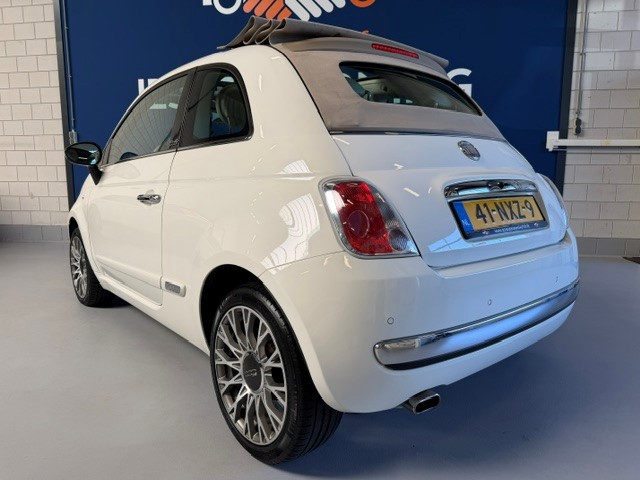Foto 4 van Fiat 500 C 1.2 Lounge cabriolet automaat / bj.2011 / kleur: wit / NAP met 131239 km./ APK 07/2027 /