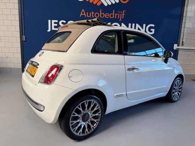 Foto 5 van Fiat 500 C 1.2 Lounge cabriolet automaat / bj.2011 / kleur: wit / NAP met 131239 km./ APK 07/2027 /