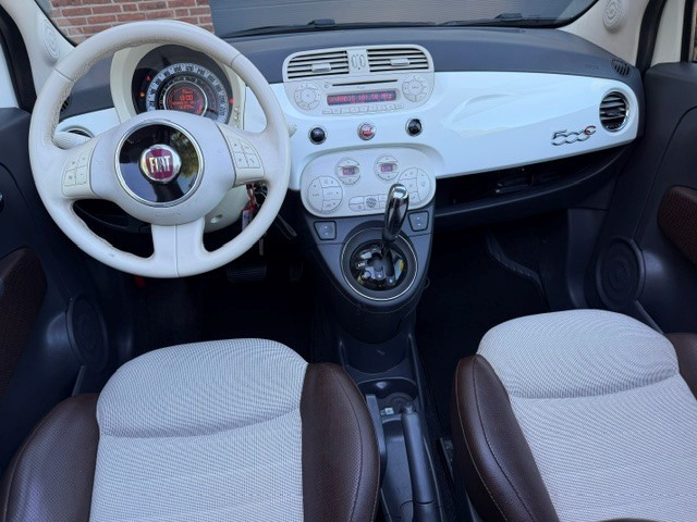 Foto 6 van Fiat 500 C 1.2 Lounge cabriolet automaat / bj.2011 / kleur: wit / NAP met 131239 km./ APK 07/2027 /