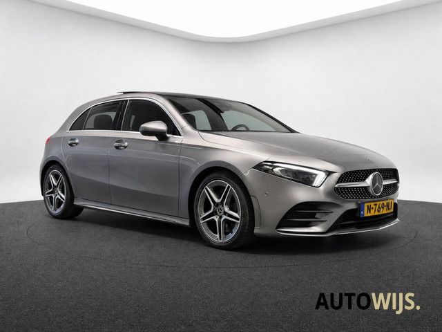 Mercedes-Benz A-klasse 250 Premium|AMG|PANO|SFEERVERLICHTING|HUD|LEDER|ACC|360CAM