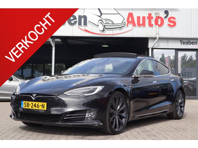 Foto 2 van Tesla Model S 100D | SOH 81,6% | Elektrisch glazen dak | 21" Turbine wielen | Premium-Interior Upgra
