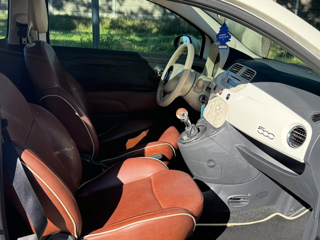 Foto 2 van Fiat 500 1.2 Naked 2008 Panorama Leder