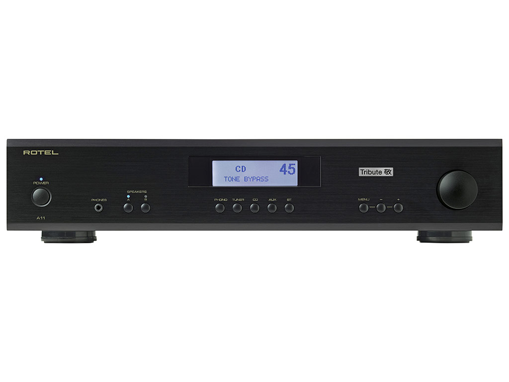 Rotel A11 Tribute stereo versterker zwart