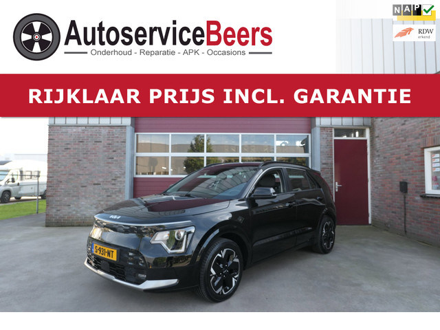 Kia Niro EV DynamicLine 64.8 kWh, Mooi !!, SOH 100 %, Camera, PDC, Rijklaarprijs incl. garantie.