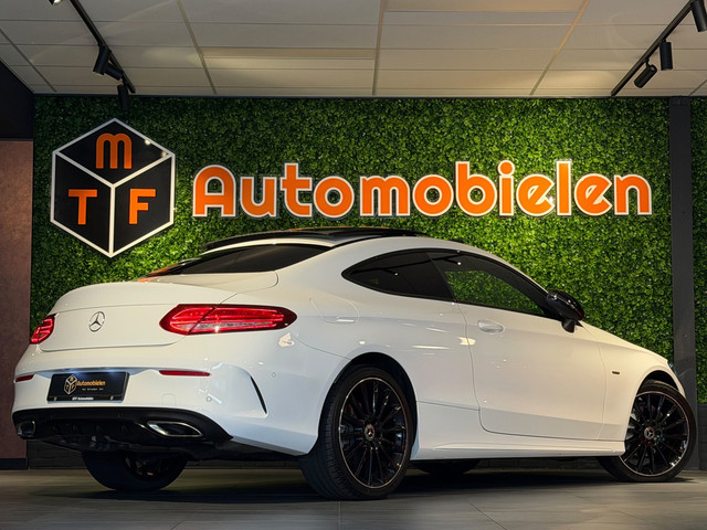Foto 8 van Mercedes-Benz C-klasse Coupé 200 AMG Night ed. |PANO|NIEUWSTAAT|KEYLESS|F1-FLIPPERS