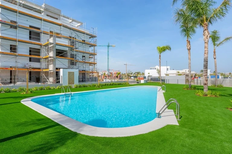 Foto 9 van Uw eigen nieuwe Appartement aan zee en groot zwembad in ALCAZARES