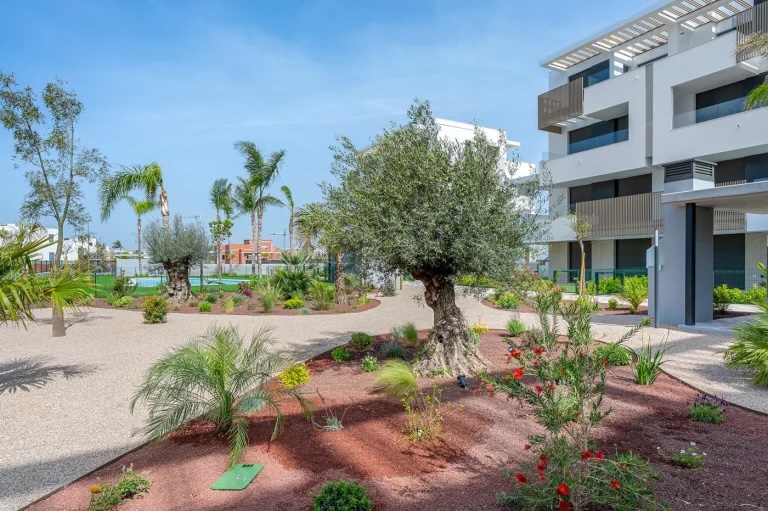 Foto 10 van Uw eigen nieuwe Appartement aan zee en groot zwembad in ALCAZARES