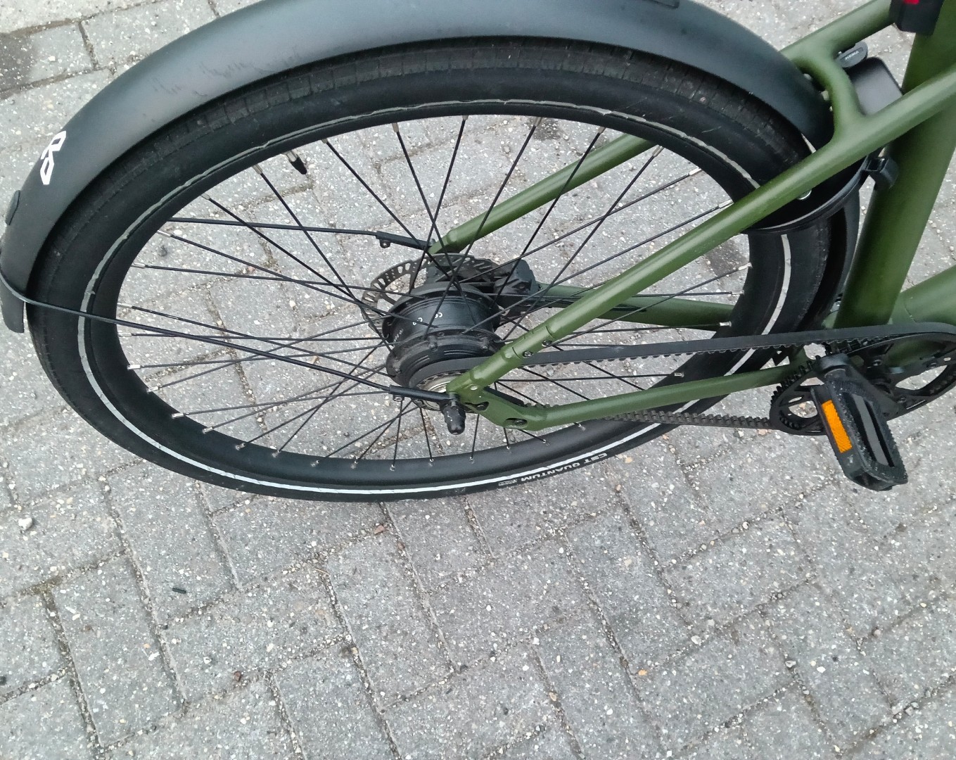 Foto 5 van Tenways CGO Classic Edition E-Bike -Olive Green - Maat 57 herenfiets