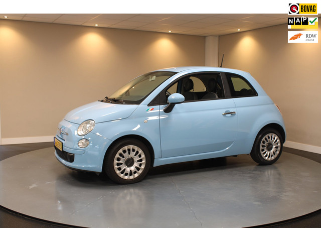Foto 4 van Fiat 500 1.0 TwinAir Pop *Baby Blue* Top onderhouden! Airco|Isofix|NAP|Origineel NL|Prachtige kleur!