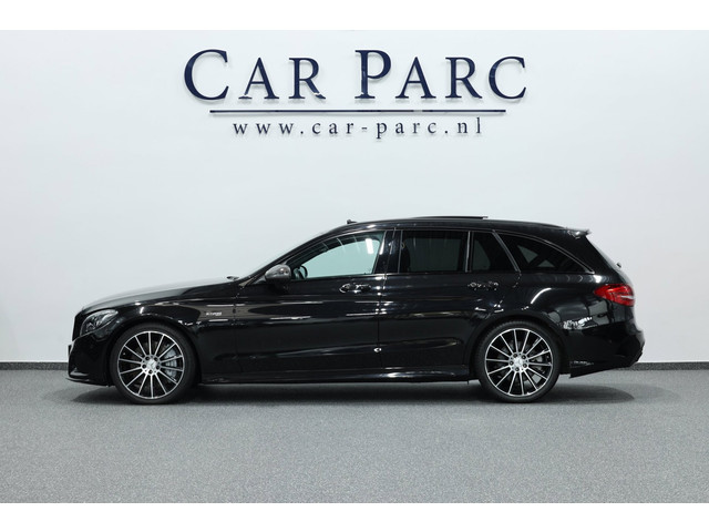 Foto 2 van Mercedes-Benz C-klasse Estate AMG 43 4MATIC 367+PK LED/PANORAMADAK/LEDER+S.VERKOELING+MEMORY/19"/CAM