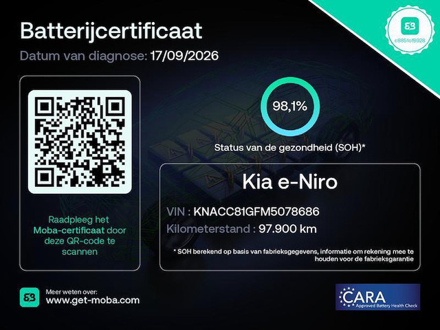 Foto 9 van Kia E-Niro DynamicPlusLine 64 kWh|SOH98%|Pano|DealerOnderh