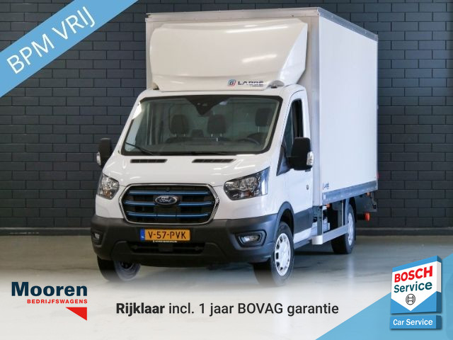 Ford E-Transit 68 kWh 390L Trend Bakwagen + Dhollandia Laadklep | ZIJDEUR | SNELLADEN | NAVIGATIE |