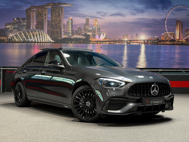 Foto 4 van Mercedes-Benz C-Klasse C300 e C43 AMG Pack |Memory|HeadUp|Sfeer|Pano|360cam|12/2021