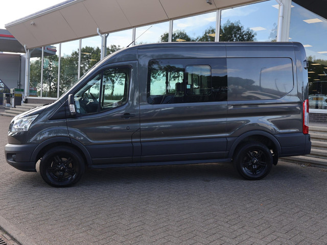 Ford Transit 330 2.0 TDCI 130 PK L2H2 DUBBEL CABINE 5-PERS. *85.969 KM* | EURO 6 | TREKHAAK 2650 KG