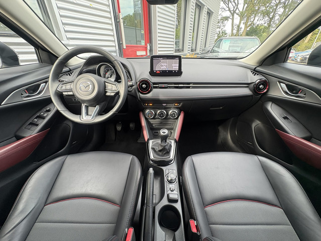Mazda CX-3 2.0 SkyActiv-G 120 GT-M -STOEL + STUURWIELVERWARMING-DAB+-LED-TREKHAAK-HALF LEDER-BOSE SO