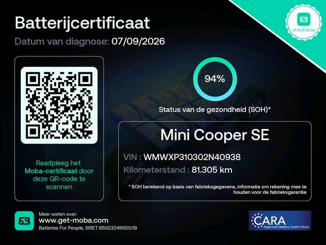 Foto 6 van Mini Electric Cooper 33 kWh 184pk | SOH 94% | Carplay | Camera | Stoelverwarming | Navigatie | Keyle