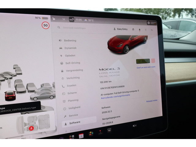 Foto 7 van Tesla Model 3 Long Range AWD 75 kWh | SOH 87% | Full Self-Driving computer 3 | Premium kleur