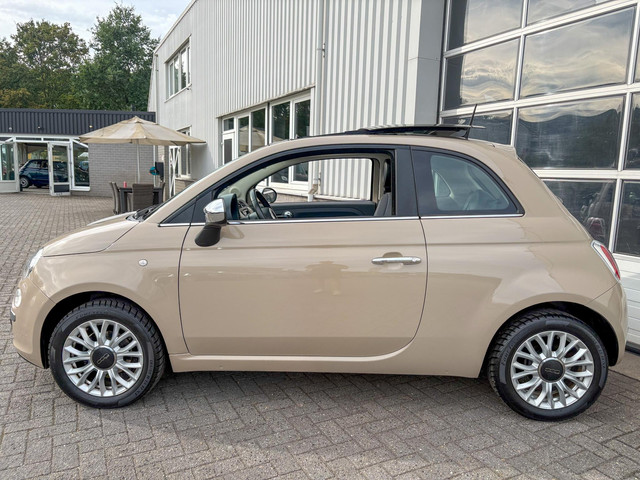 Foto 4 van Fiat 500 1.2 Lounge Cappuccino Schuifdak