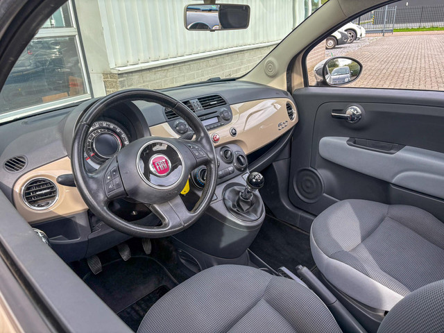 Foto 5 van Fiat 500 1.2 Lounge Cappuccino Schuifdak