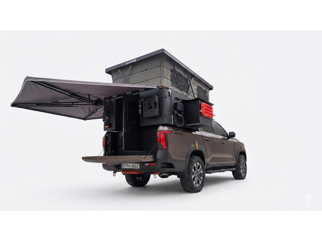 Foto 3 van KGM MUSSO Camper EV 4WD - 81KWh -WLTP 379 KM - OPBOUW NAAR WENS totaal v.a € 59000 excl btw Ideale v