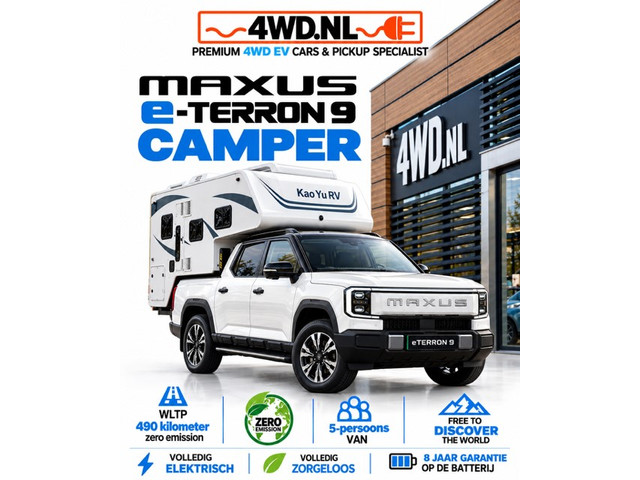 Foto 5 van KGM MUSSO Camper EV 4WD - 81KWh -WLTP 379 KM - OPBOUW NAAR WENS totaal v.a € 59000 excl btw Ideale v