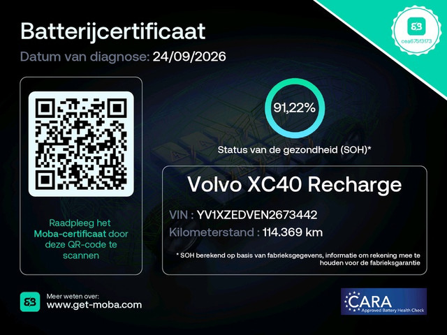 Foto 5 van Volvo XC40 78kWh 408pk Recharge Twin Plus | SOH 91% | Leder/Alcantara | 20" Velgen | CarPlay | Camer