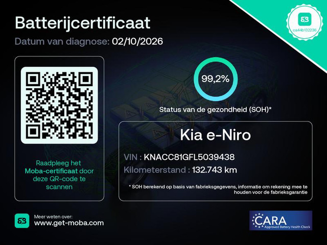 Foto 7 van Kia e-Niro DynamicLine 64 kWh | SOH 99,2% |3 Fase | all season banden